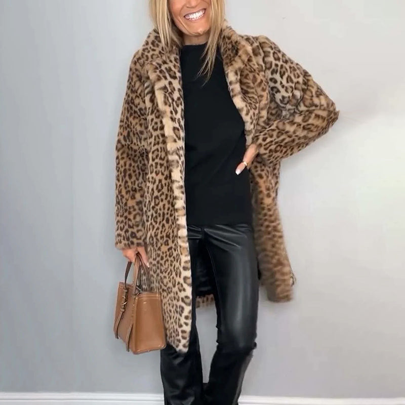 Gaia Leopard Frakke