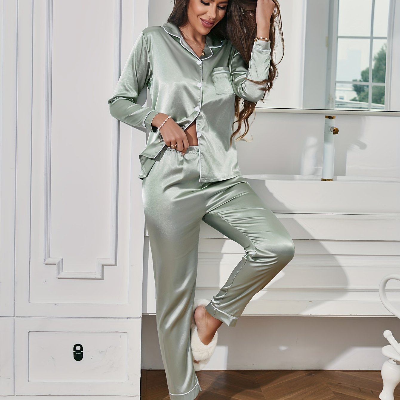 Ingrid Satin Pyjamas