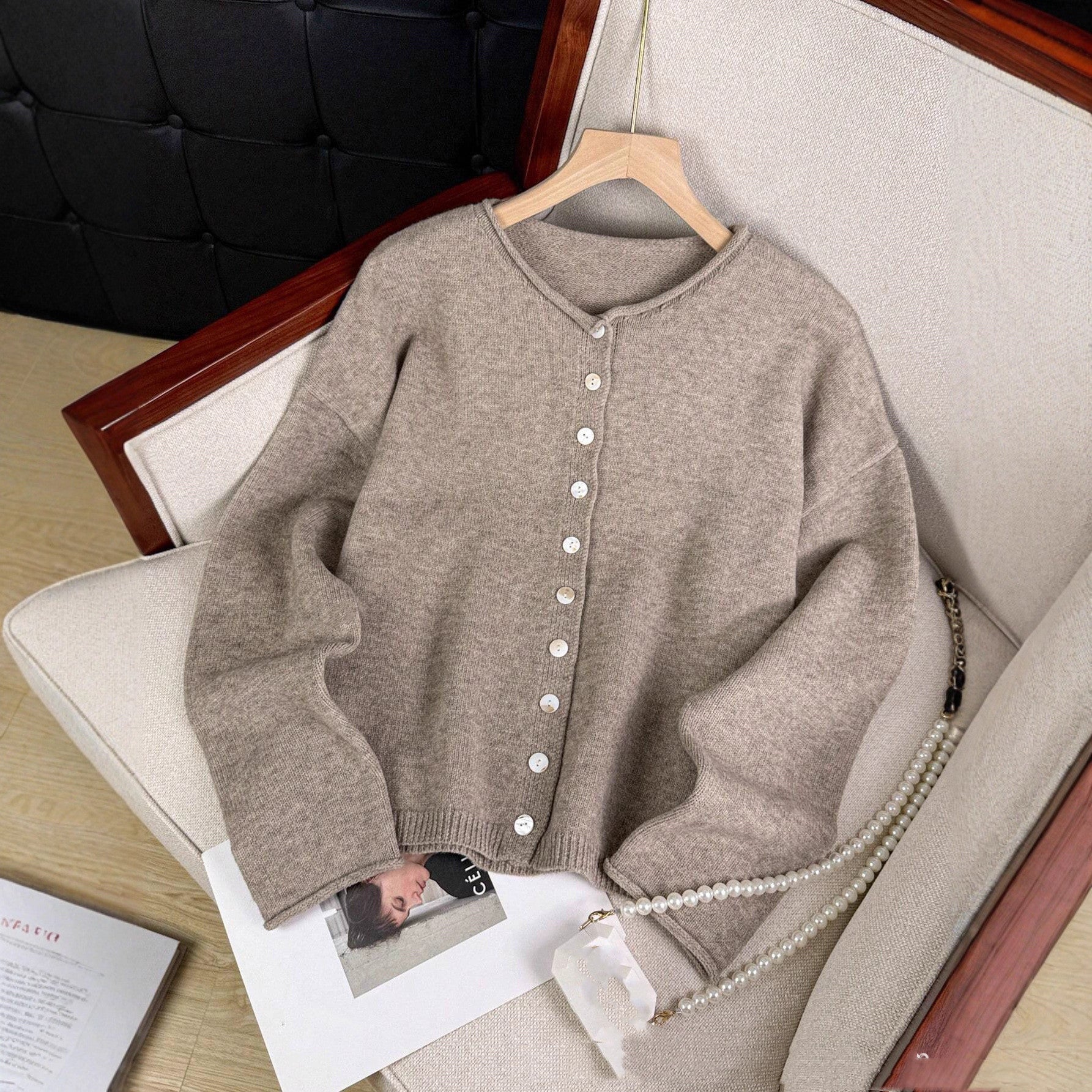 Mille Tekstureret Cardigan