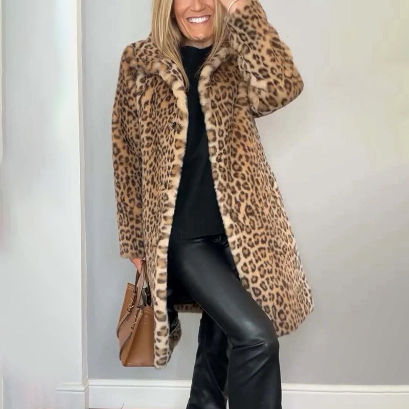 Gaia Leopard Frakke