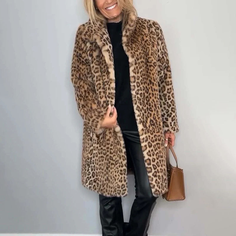 Gaia Leopard Frakke